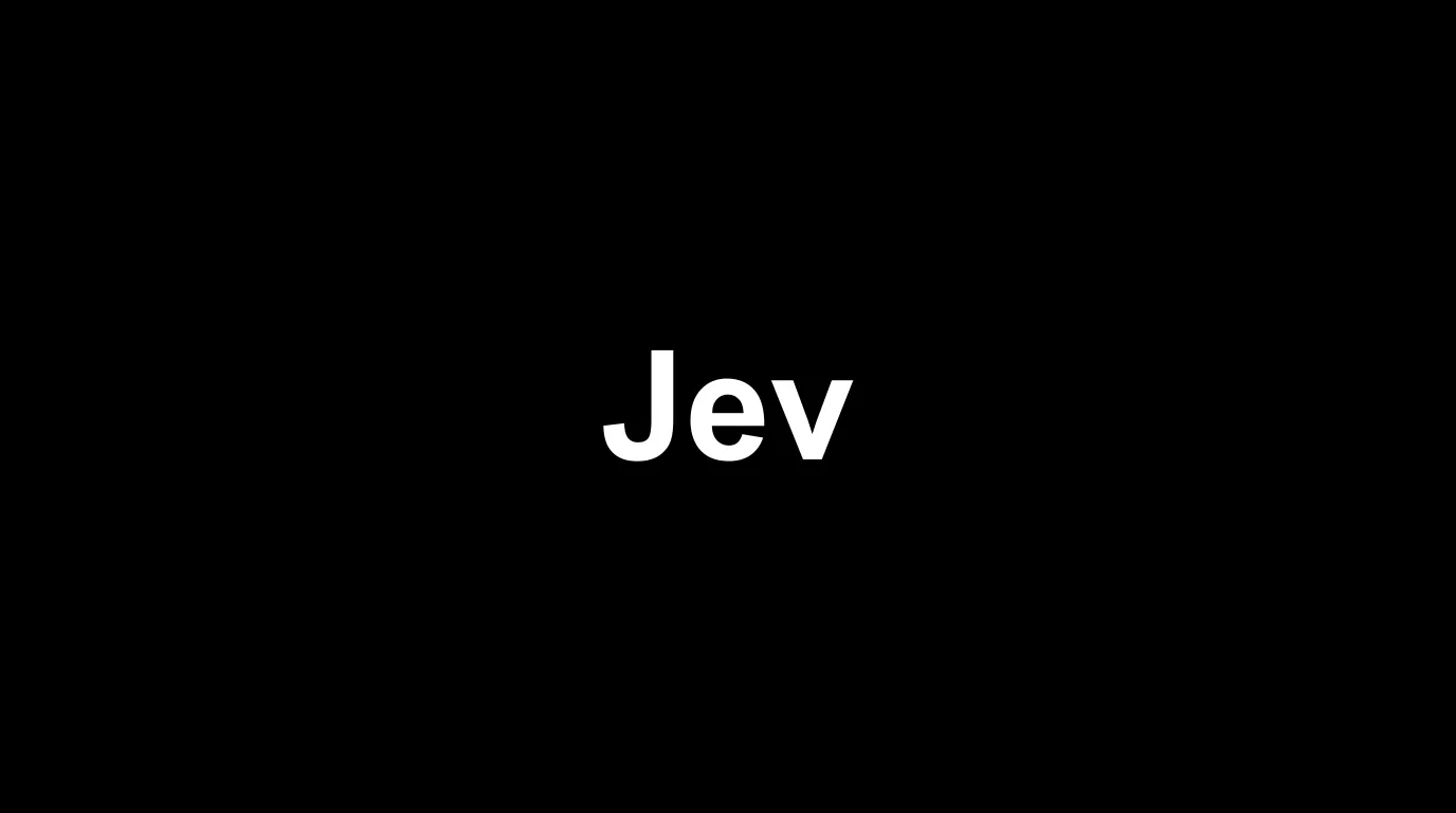 Jev가 뭐지?